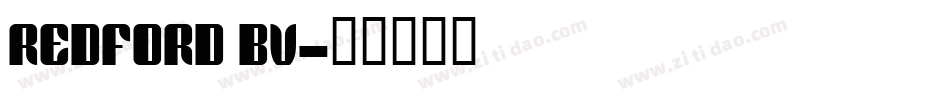 Redford BV字体转换